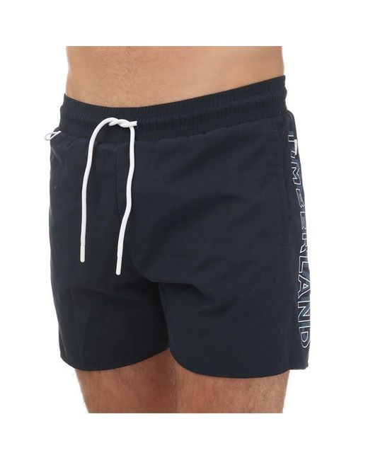 Timberland Blue Logo Swim Shorts for men