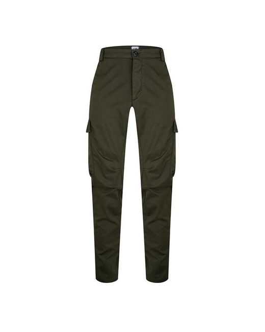 C P Company Green Ergonomic Fit Cargo Trousers for men