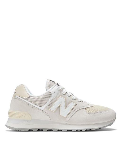 New Balance White Core 574 Trainers for men