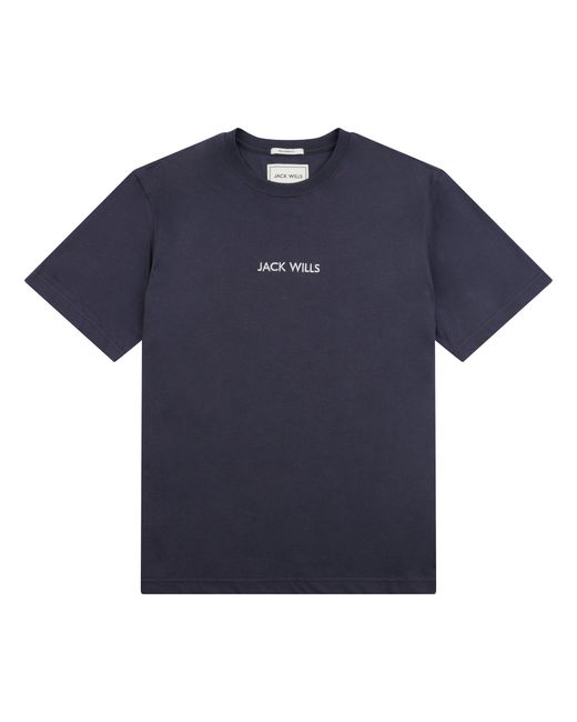 Jack Wills Blue Jw Graphic Logo T Shirt for men