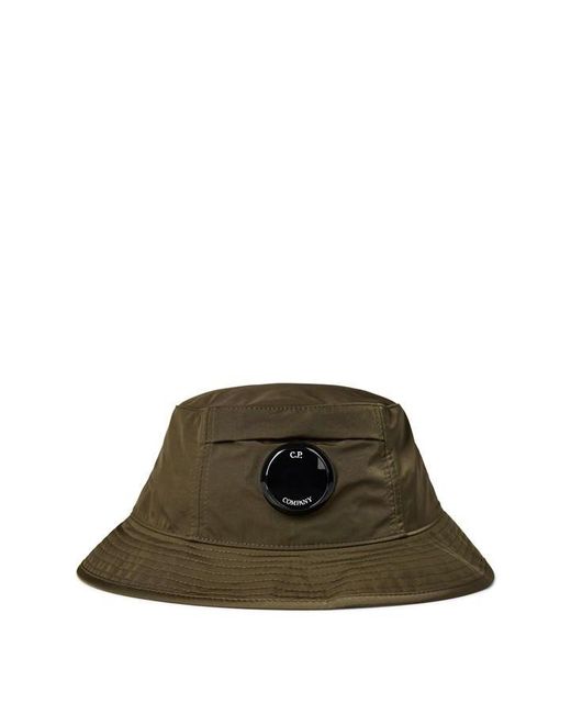 C P Company Green Chrome-r Bucket Hat for men