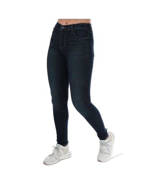 Levi's Blue 720 High Rise Super Skinny Jeans