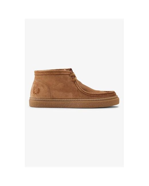 Fred Perry Brown Fred Dawson Mid Sde Sn42 for men