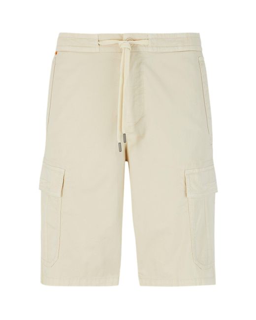 Boss Natural Sisla2 Cargo Shorts for men