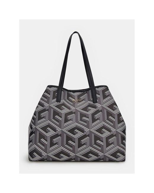 Guess Gray Vicky L Tote Ld34