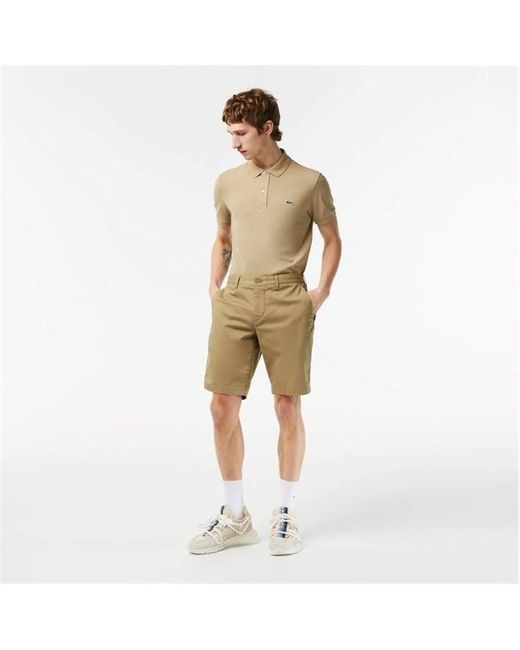Lacoste Green Chino Shorts for men
