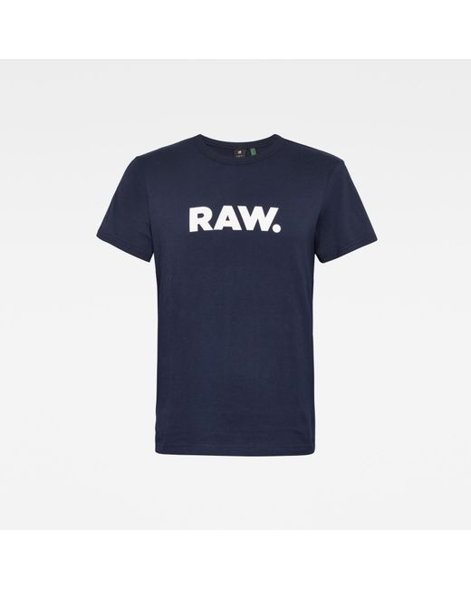 G-Star RAW Blue Horton T Shirt for men