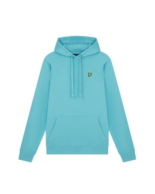 Lyle & Scott Blue Lyle Pullover Hood Sn31 for men