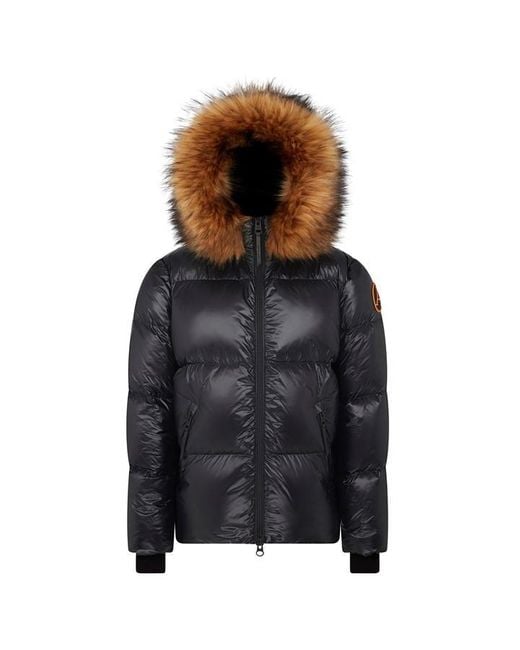 ARCTIC ARMY Black 's Faux Puffer Jacket for men