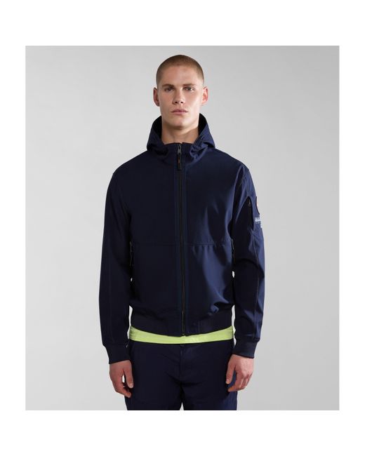 Napapijri Blue Napa A Melville Jkt Sn42 for men