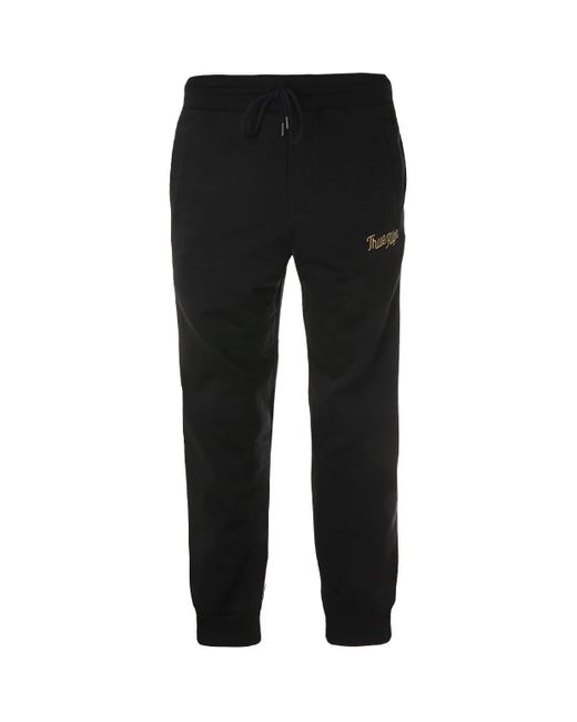 True Religion Black Welt Pocket Joggers for men