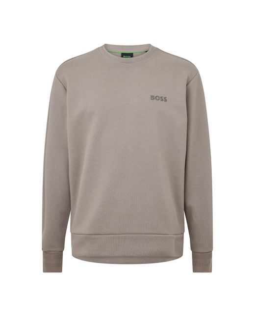 Boss Gray Mirror Sweatshirt for men