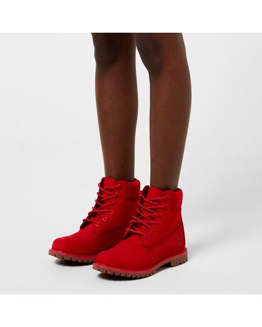 Timberland Red 6inch Classic Boots