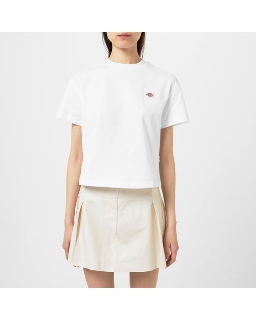 Dickies White Oakport Short Sleeve T Shirt