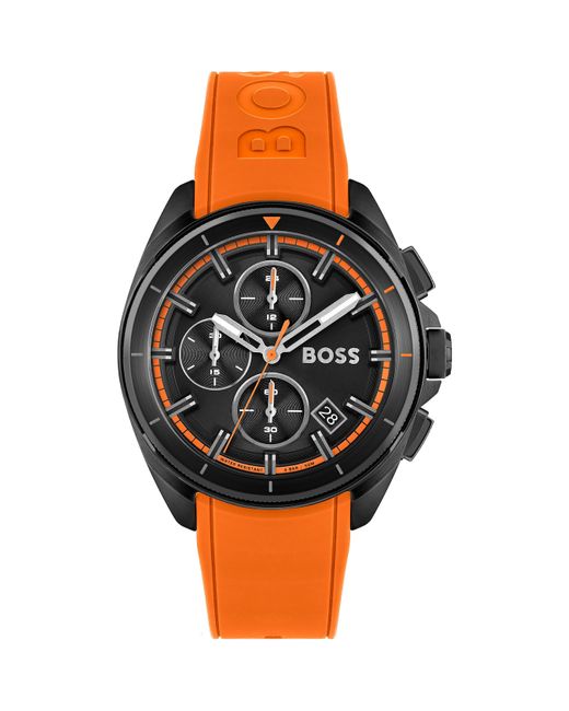 Boss Black Boss Gents Boss Volane Silicone Strap Watch for men