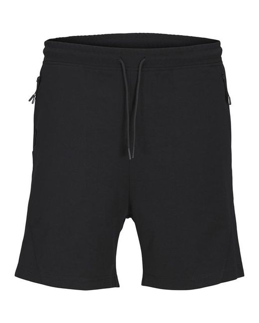 Jack & Jones Black Cloud Sweat Shorts for men