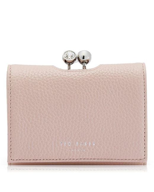 Ted Baker Pink Ted Maciey Crystal Top Bobble Purse