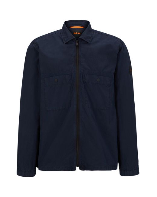 Boss Blue Lebold Overshirt for men