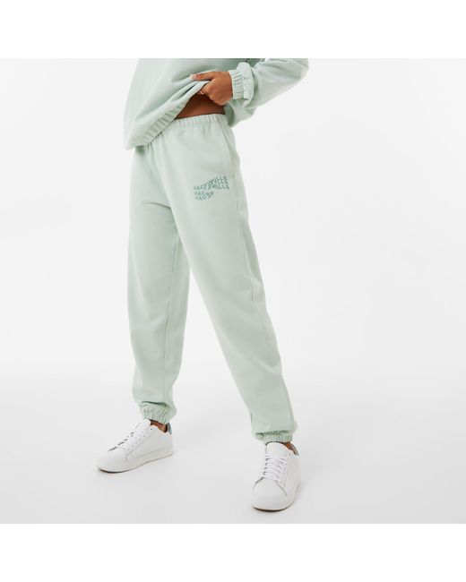 Jack Wills Green Jw Swirl Graphic Jogger