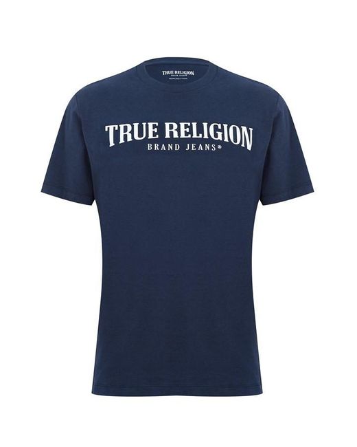 True Religion Blue Reflective T-shirt for men