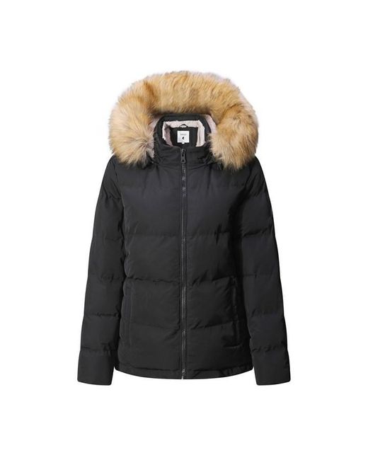 SoulCal & Co California Black Deluxe Winter Warmth Jacket For Ladies