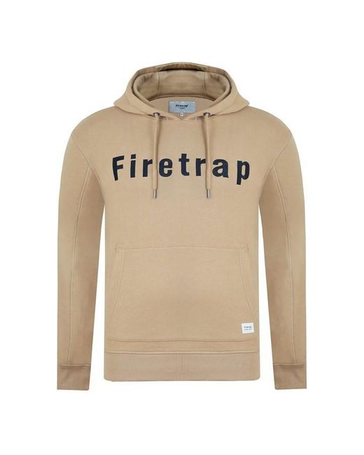 Firetrap Natural Graphic Fleece Hoodie for men