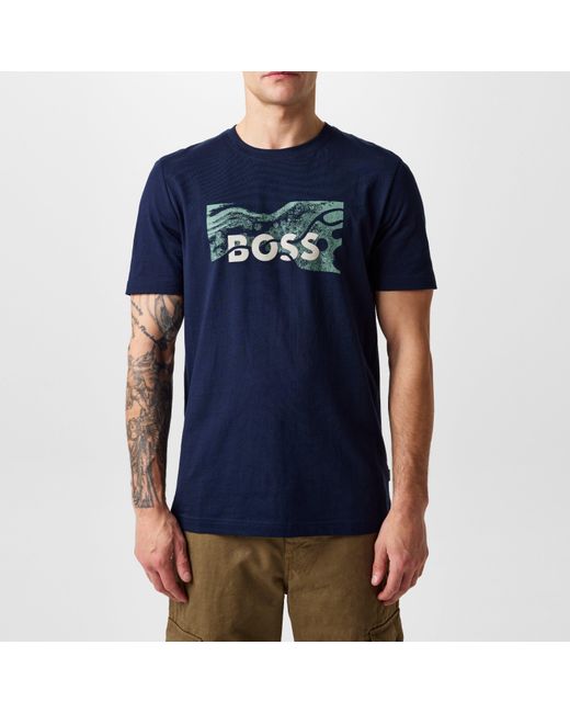 Boss Blue Te Building 10249510 01 for men