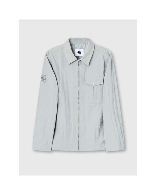 Pretty Green Blue Pretty Ridley Overshirt for men