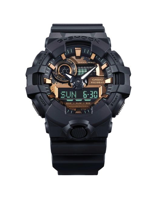 G-Shock Blue And Rust Series Ga 700Rc 1Aer for men