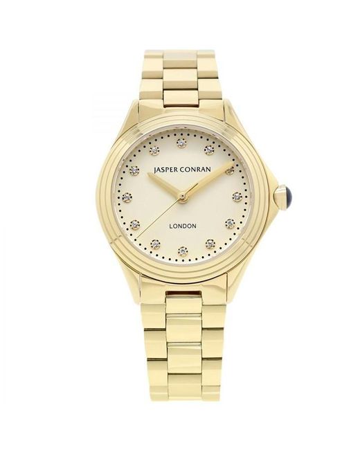 Jasper Conran Metallic Ladies 32mm Champagne And Gold Watch J1b1320111