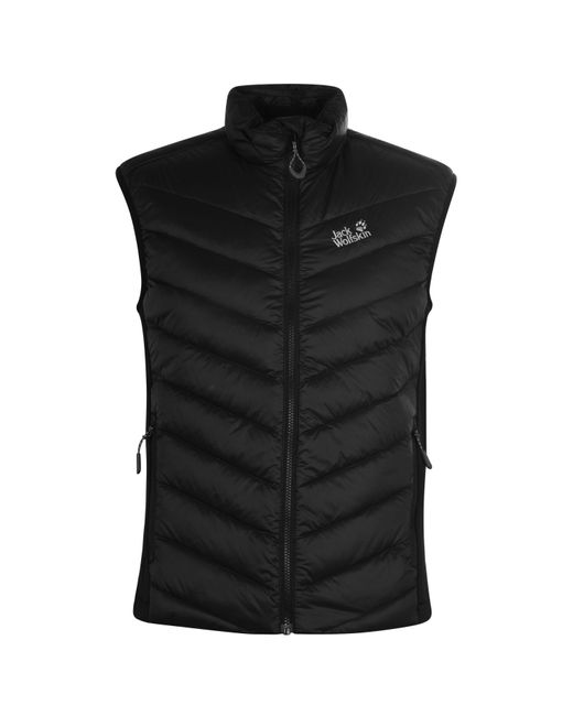 Jack Wolfskin Black Atmosphere Gilet for men