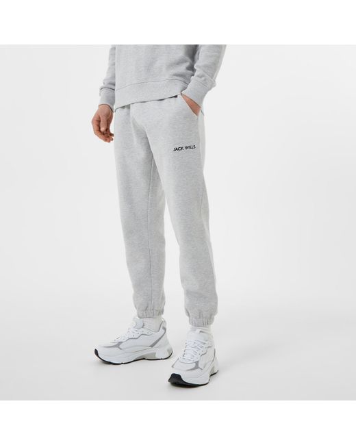 Jack Wills Gray Jw Minimal Graphic Jogger for men