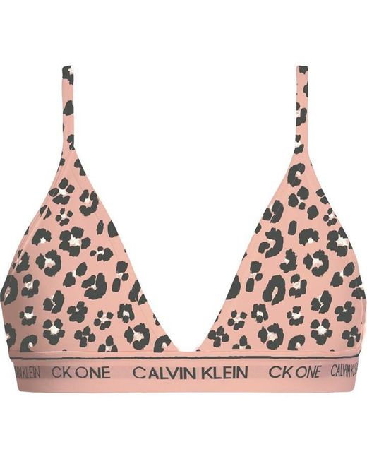 Calvin Klein Women's Neon Modern Cotton Unlined Triangle Bra