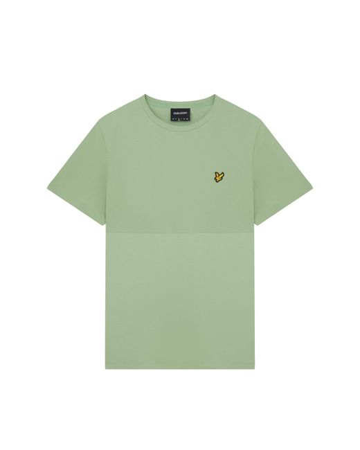 Lyle & Scott Green Textured Tee for men