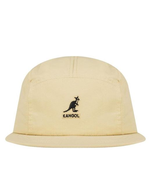 Kangol Natural Embroidered Flat Peak Cap for men