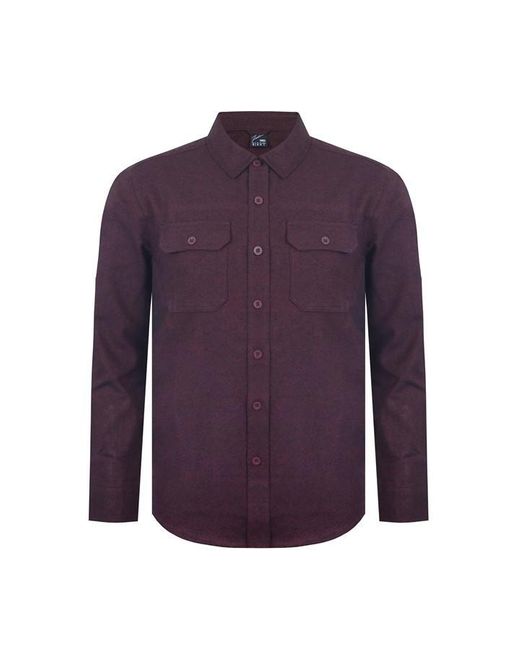 Fabric Purple Melange Shirt Sn for men