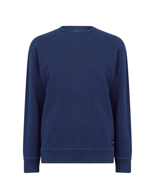 Replay Blue Sartoriale Sweatshirt for men