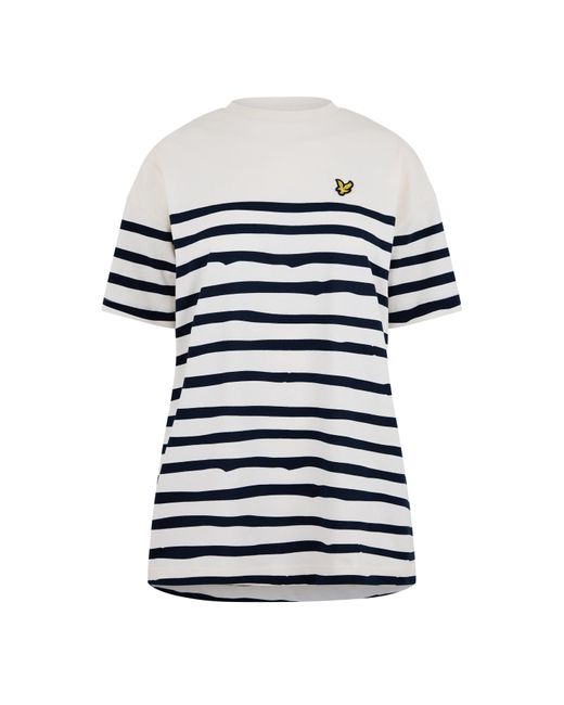 Lyle & Scott Blue Lyle C Breton Tee Ld99