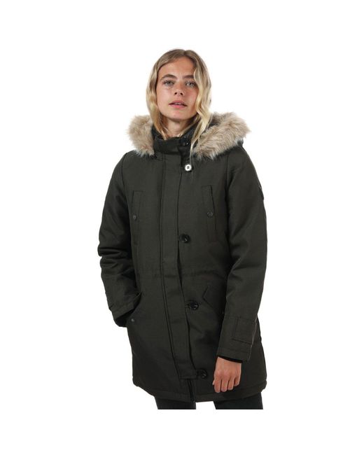 Vero Moda Black Excursion Expedition Parka Jacket