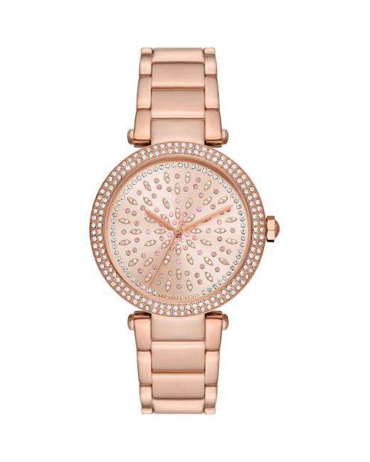 Michael Kors Pink Michael Kors Lds Mchl Krs Prkr Wtch Mk