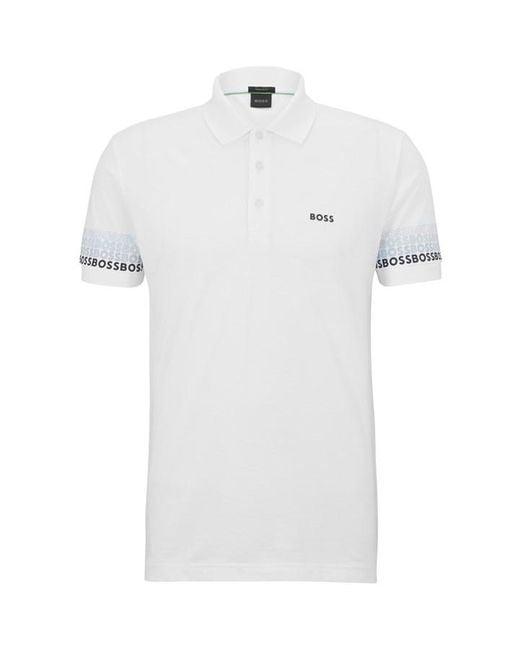 Boss White Paddy 2 Polo Shirt for men