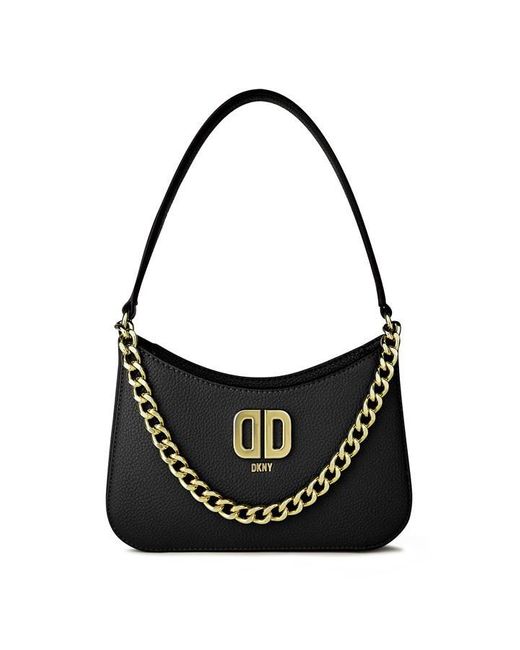 DKNY Black Ash Demi Shoulder Bag