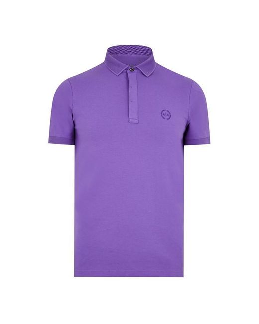 Armani Exchange Purple Polo for men