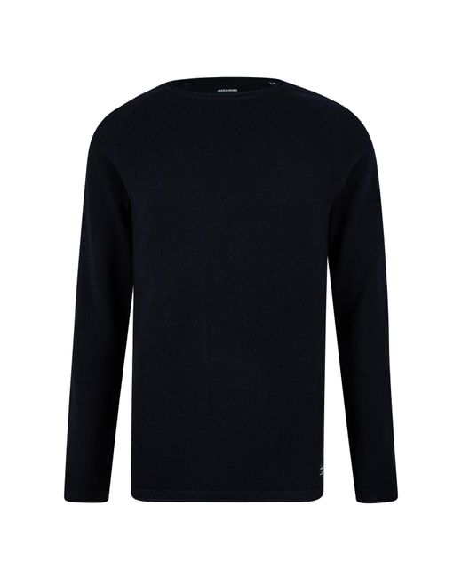 Jack & Jones Blue Hill Crew Knit Sweatshirt for men