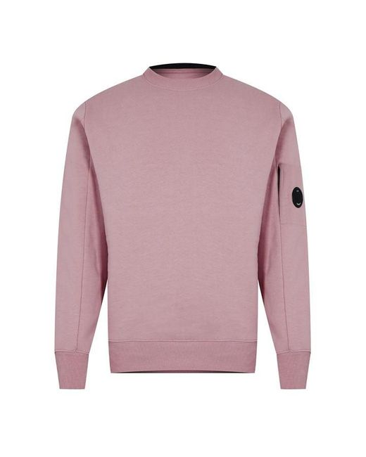 C P Company Purple Heavyweight Lens Sweatshirt for men