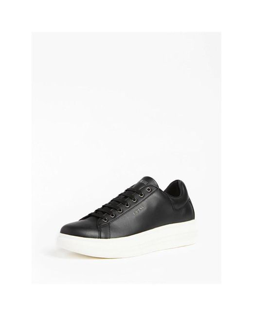 Guess Black Salerno Low Trainers for men