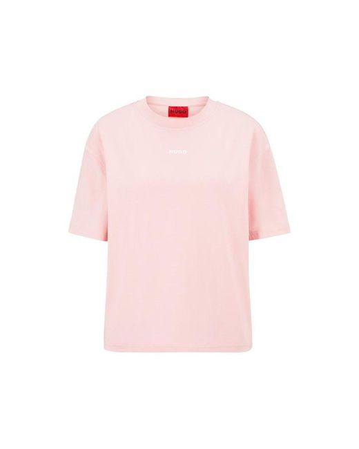 HUGO Pink Shuffle T Shirt
