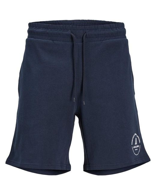 Jack & Jones Blue Swift Sweat Shorts for men