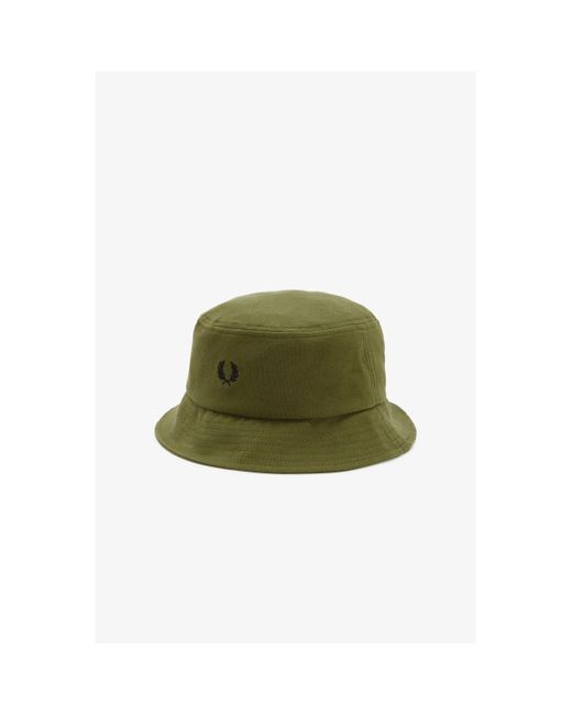 Fred Perry Green Pique Bucket Sn33 for men