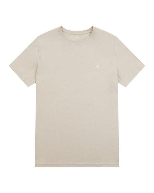 Jack Wills White Jw Sandleford T Shirt for men